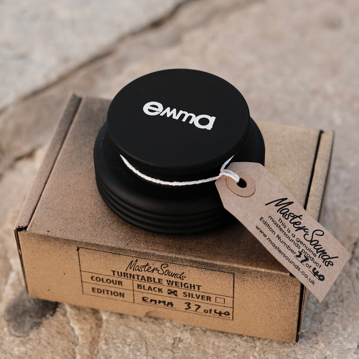 eʍma x MasterSounds turntable weight – Tante Emma Club